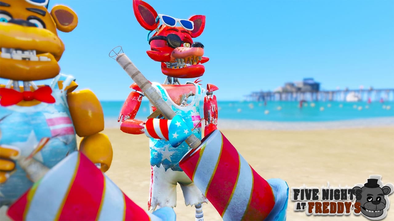 GTA 5 Mods FNAF Firework FULL PACK