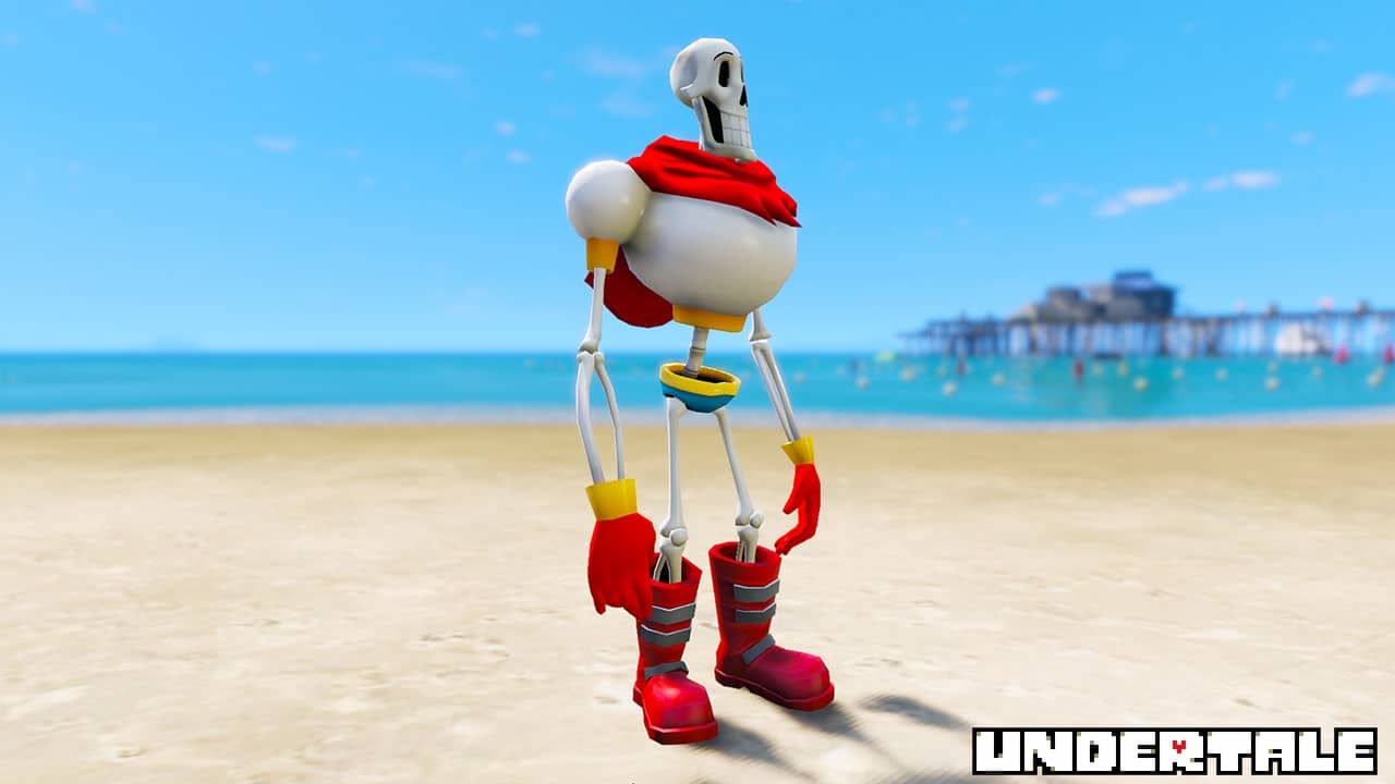 GTA 5 Mods Undertale Papyrus V2