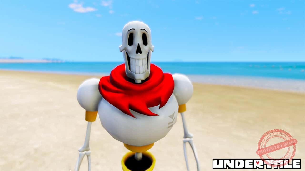 GTA 5 Mods Undertale Papyrus V2