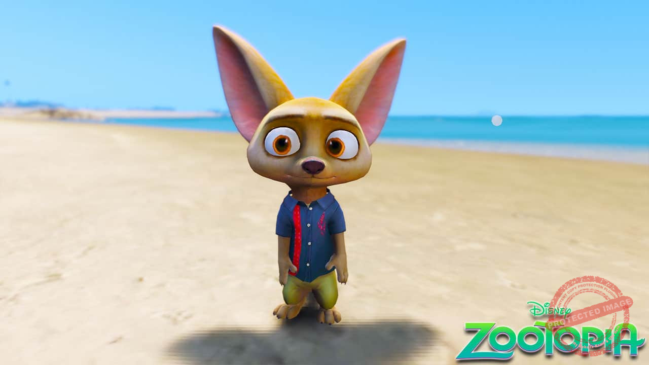 GTA 5 Mods Finnick in Zootopia