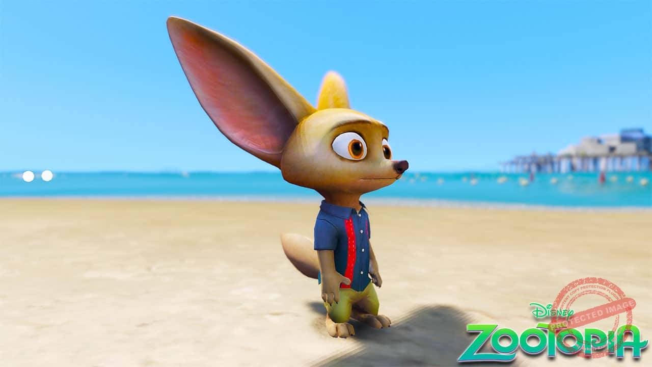 GTA 5 Mods Finnick in Zootopia