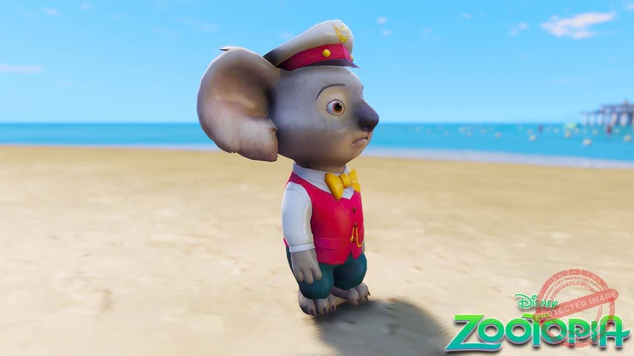 GTA 5 Mods Flynn in Zootopia
