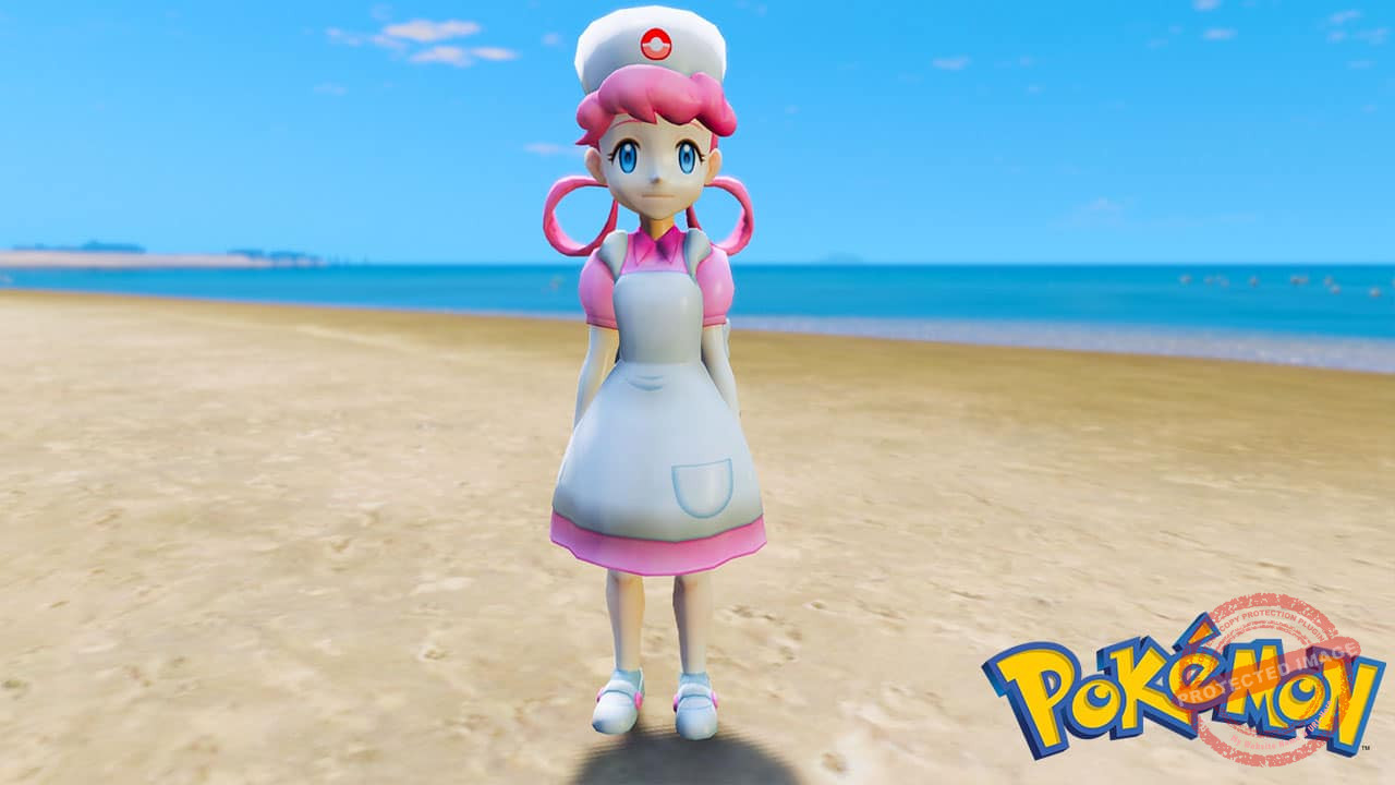 GTA 5 Mods Mu Nurse Joy Pokemon