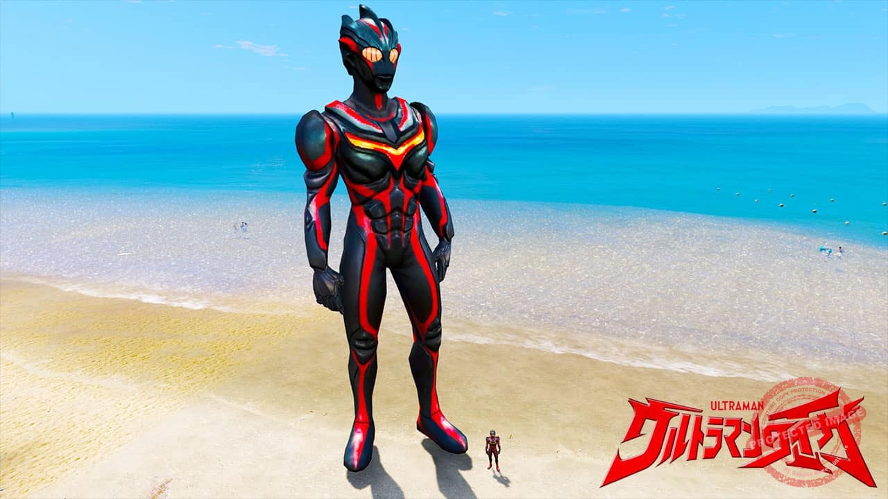 GTA 5 Mods Ultraman Dark Zagi