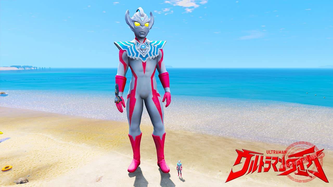GTA 5 Mods Ultraman Taiga