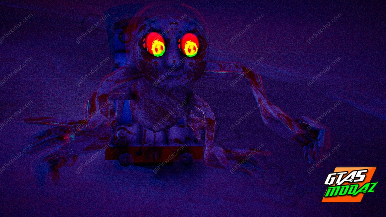 GTA 5 Mods Thomas Creepy The Tank Engine