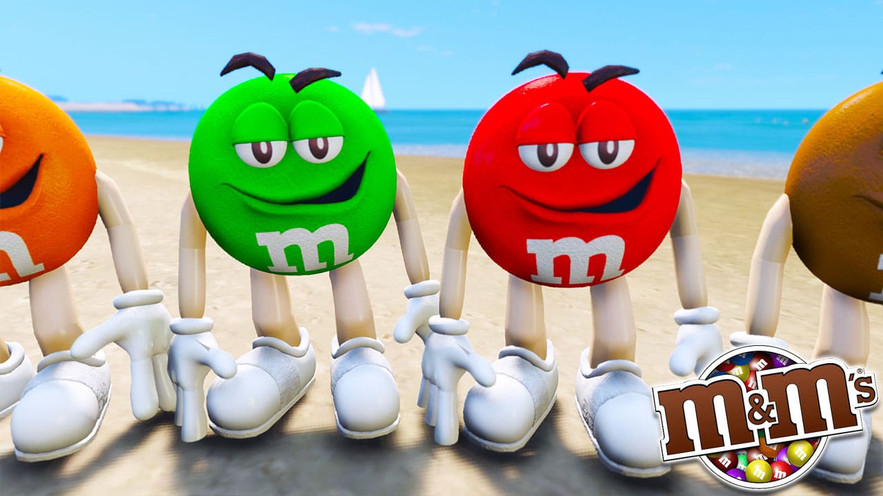GTA 5 Mods M&M Chocolate Collection Pack