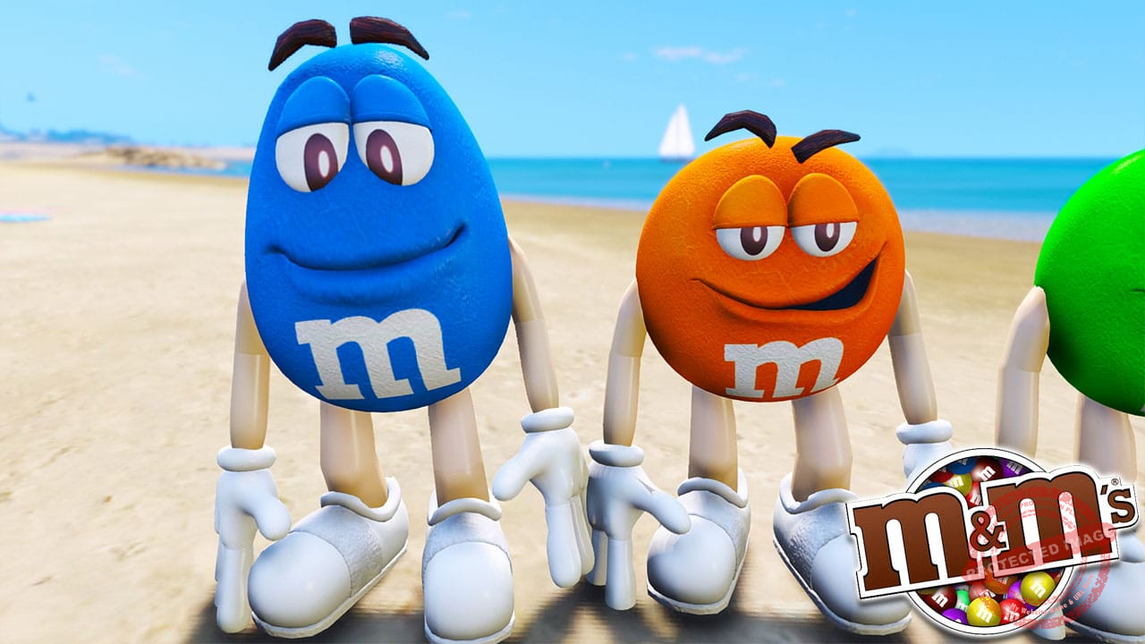 GTA 5 Mods M&M Chocolate Collection Pack