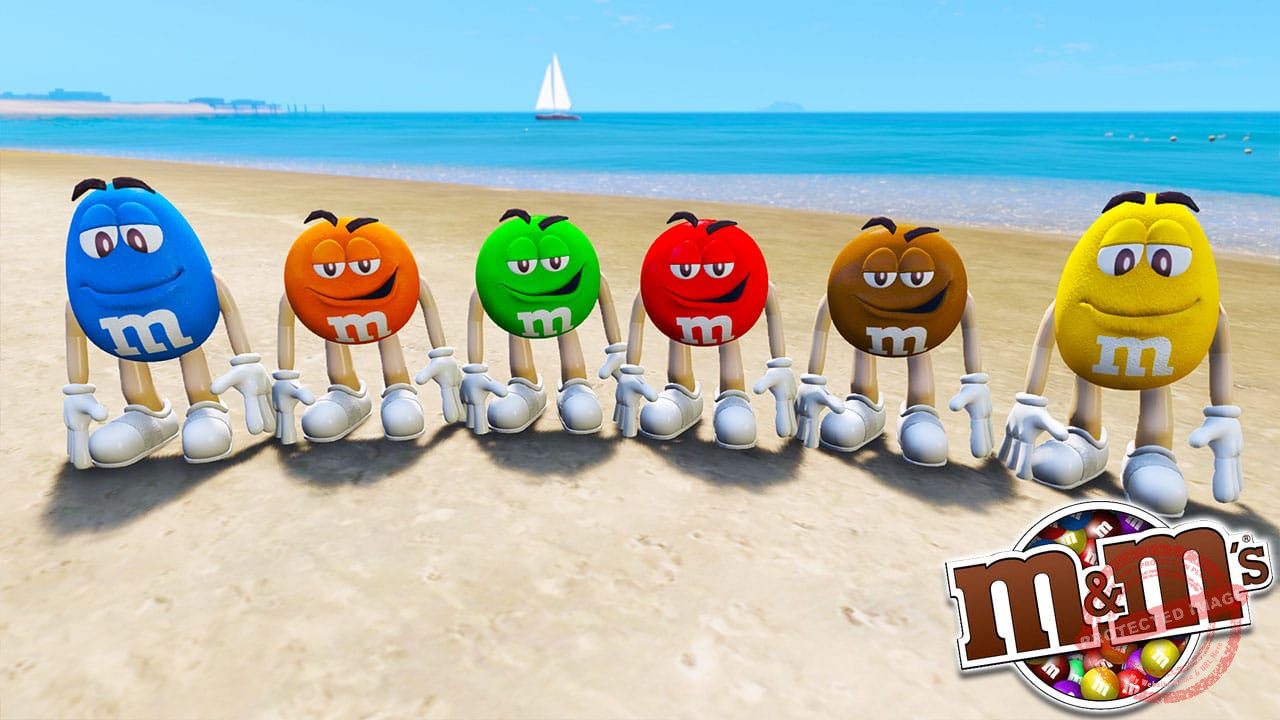 GTA 5 Mods M&M Chocolate Collection Pack