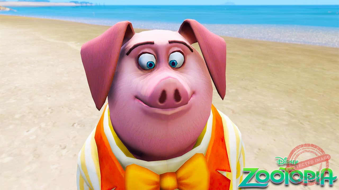 GTA 5 Mods Paul Suit in Zootopia