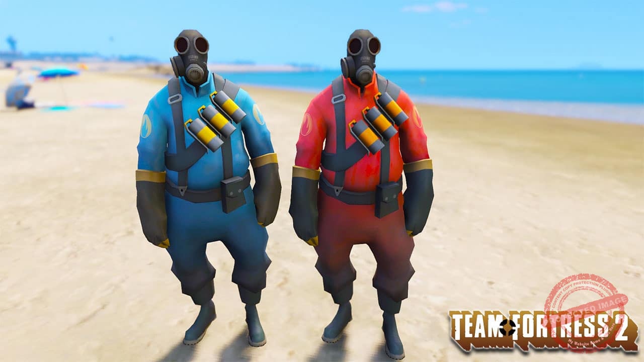 GTA 5 Mods Team Fortress 2 Pyro