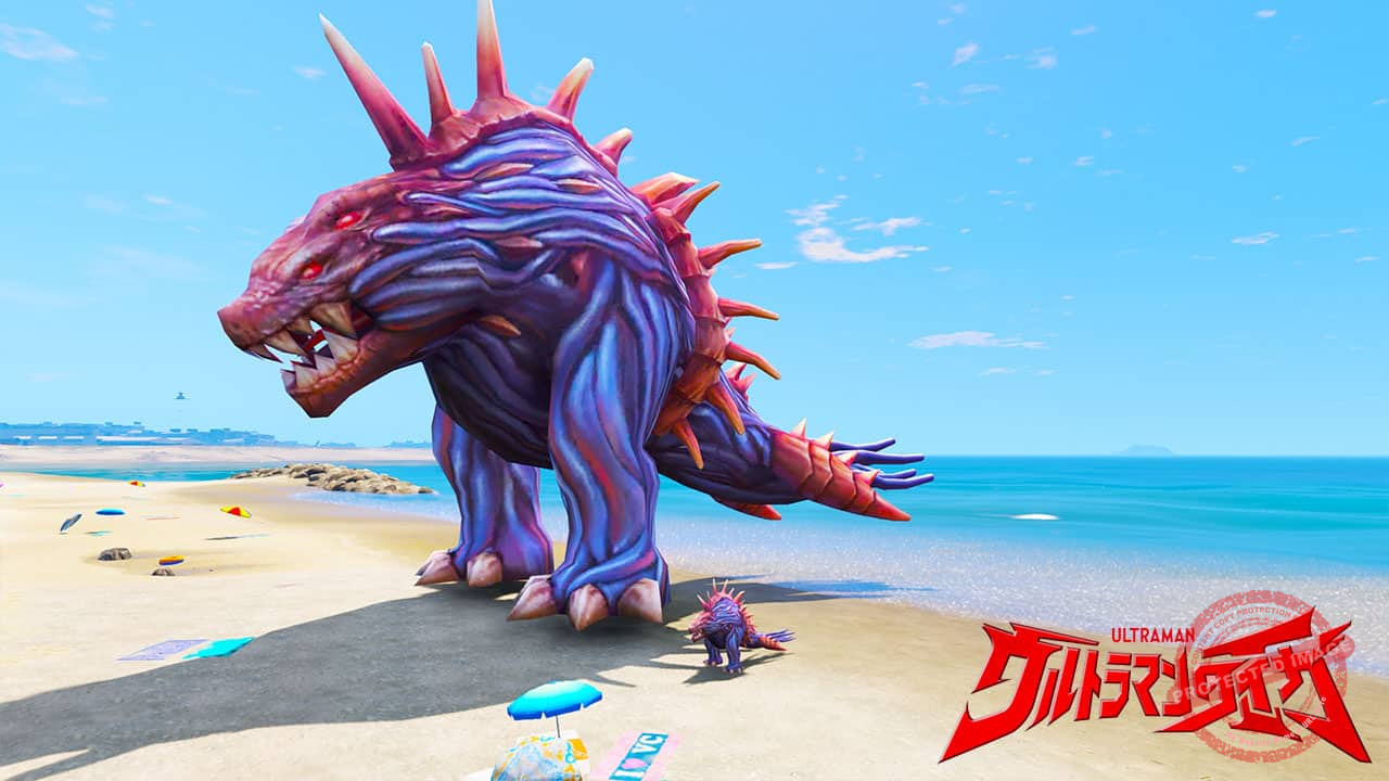 GTA 5 Mods Ultraman Monster Type 1