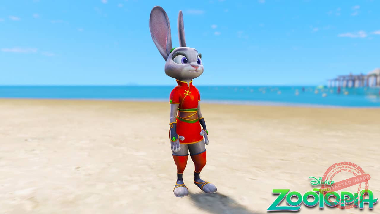 GTA 5 Mods Judy Chinese in Zootopia