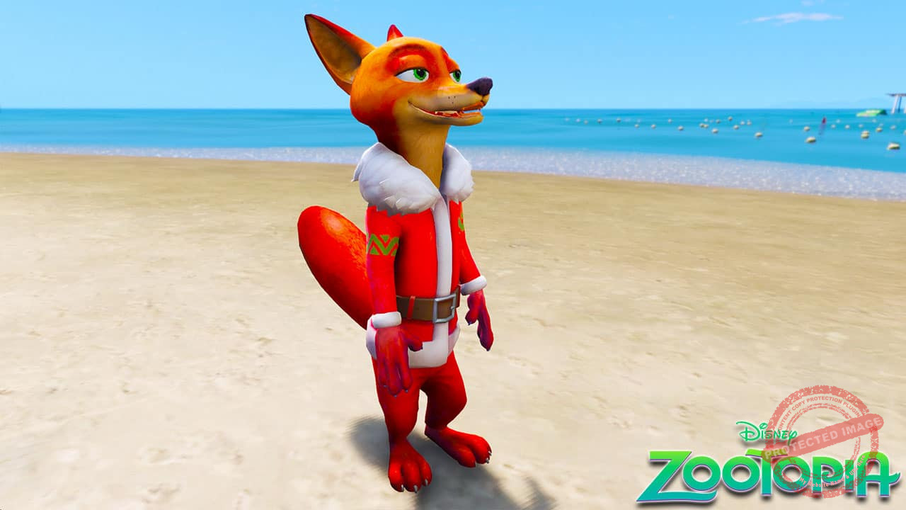 GTA 5 Mods Nick Christmas in Zootopia
