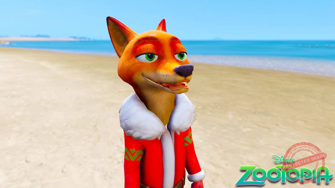 GTA 5 Mods Nick Christmas in Zootopia