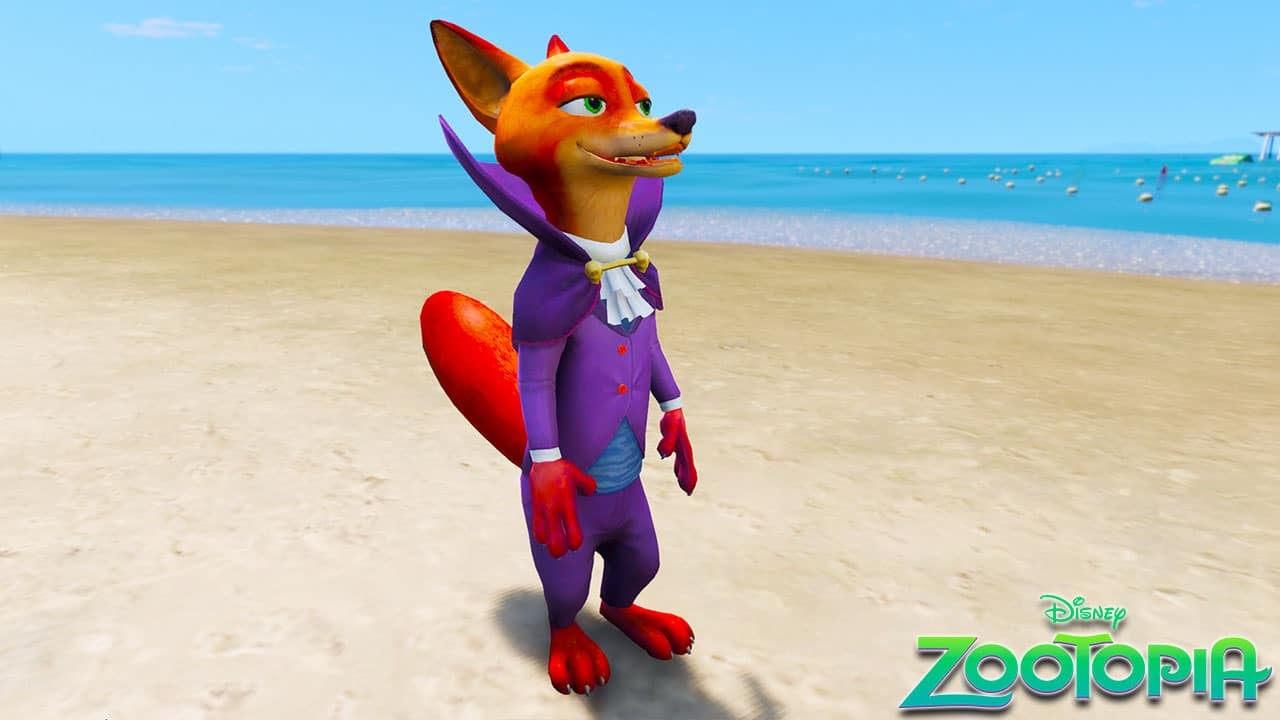 GTA 5 Mods Nick Halloween in Zootopia