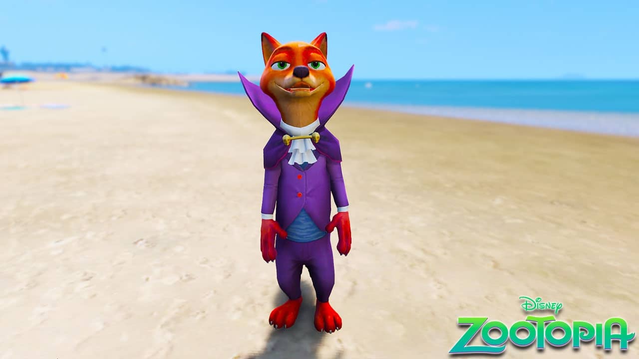 GTA 5 Mods Nick Halloween in Zootopia