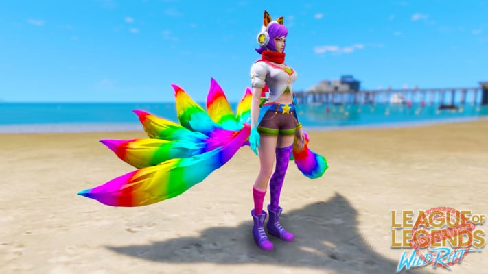 GTA 5 Mods Ahri Arcade LOL Wild Rift - GTA 5 Mods Website