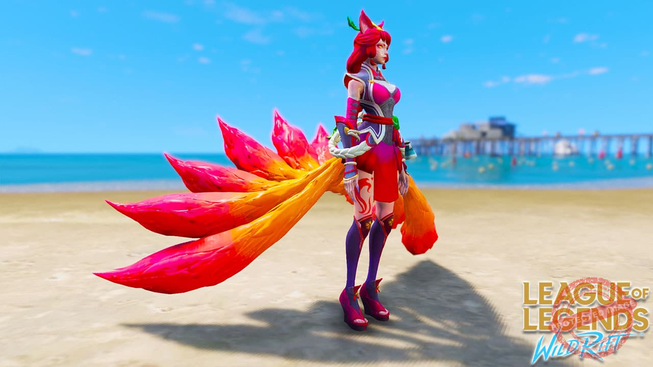 GTA 5 Mods Firefox Ahri LOL Wild Rift