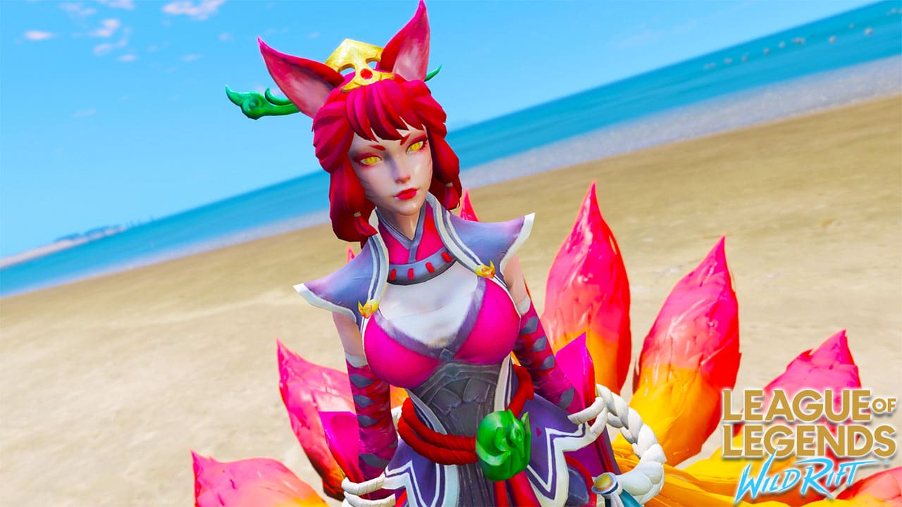 GTA 5 Mods Firefox Ahri LOL Wild Rift