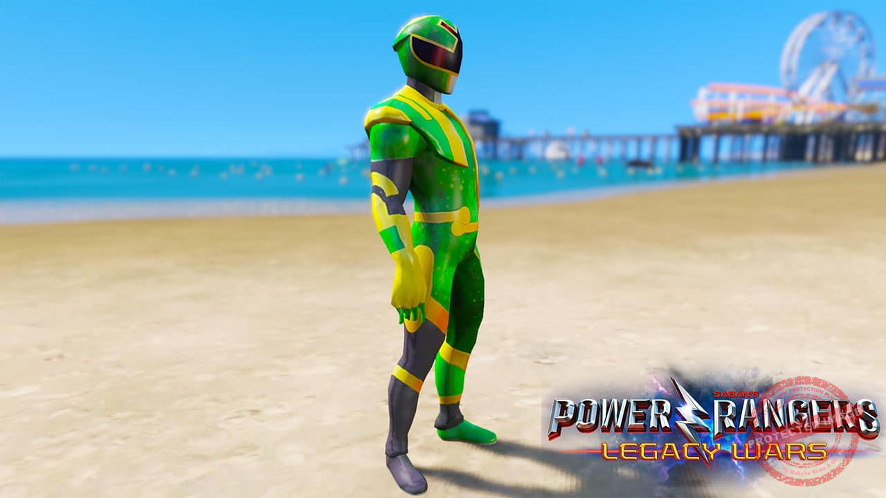 GTA 5 Mods Green Ninja Storm Power Rangers Legacy Wars