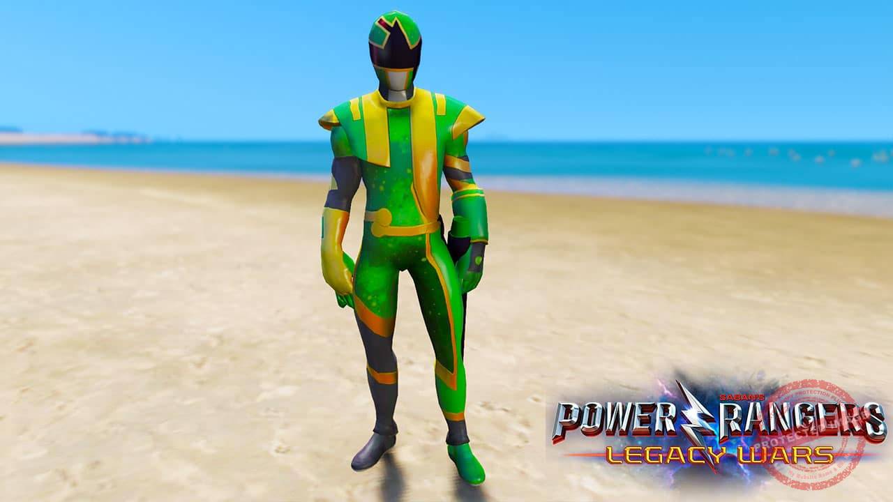 GTA 5 Mods Green Ninja Storm Power Rangers Legacy Wars