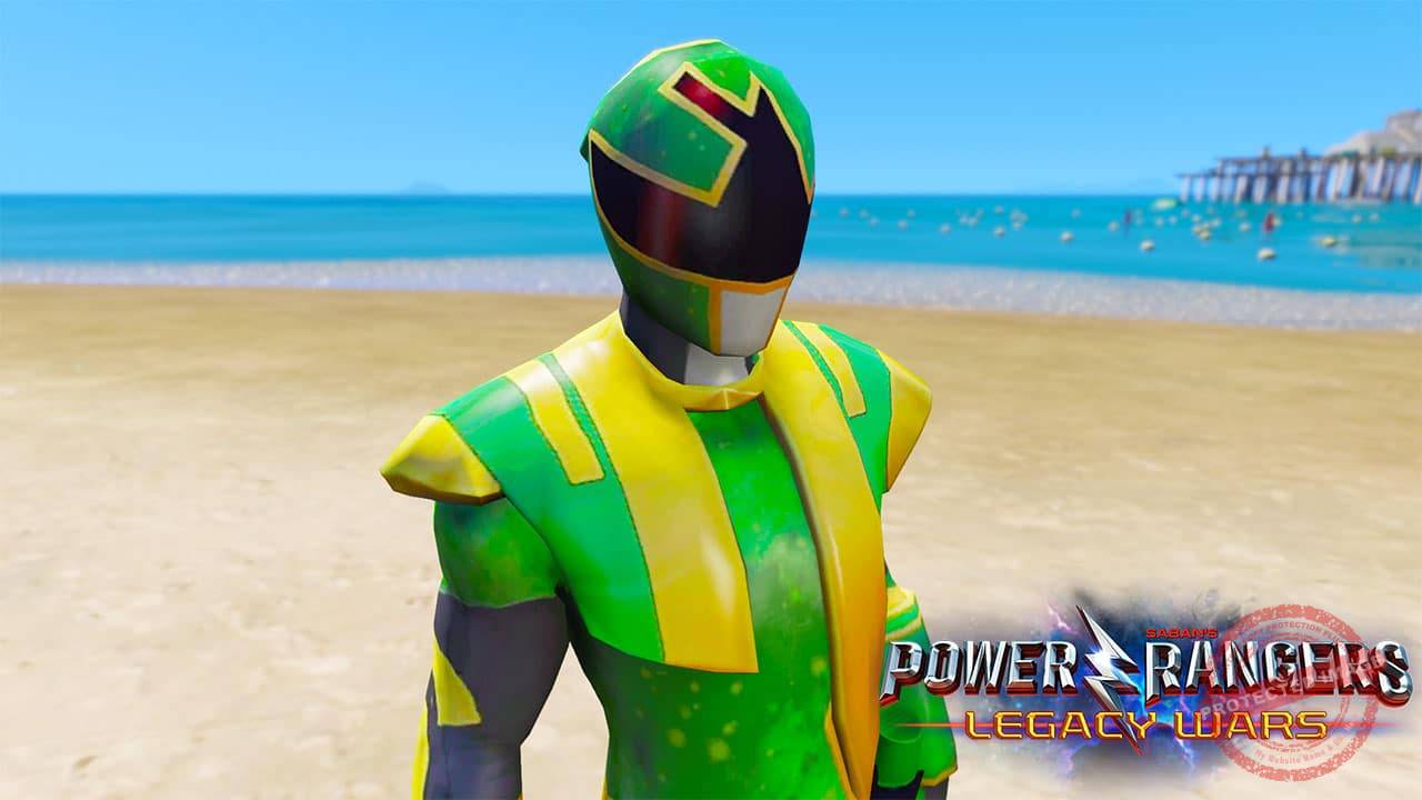 GTA 5 Mods Green Ninja Storm Power Rangers Legacy Wars