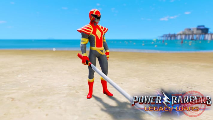 GTA 5 Mods Red Omega Ranger Power Rangers Legacy Wars - GTA 5 Mods Website