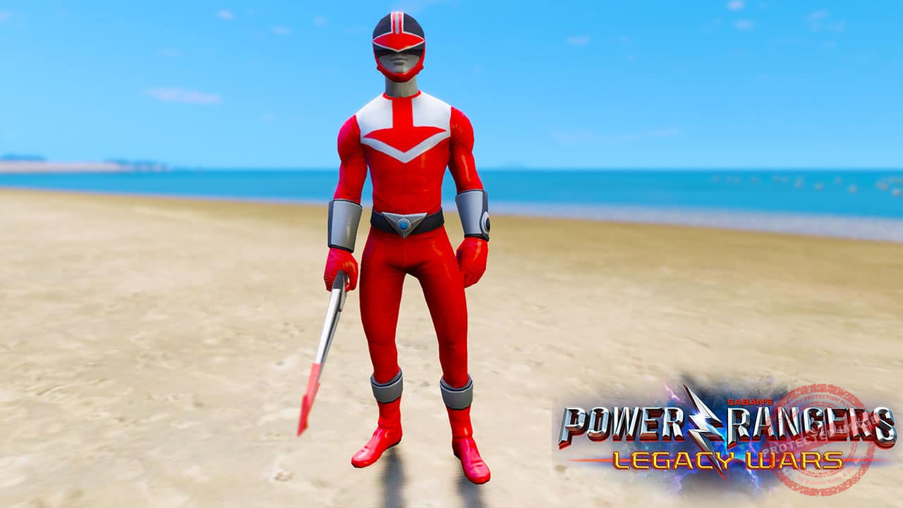 GTA 5 Mods Red Ranger Time Force Power Rangers Legacy Wars