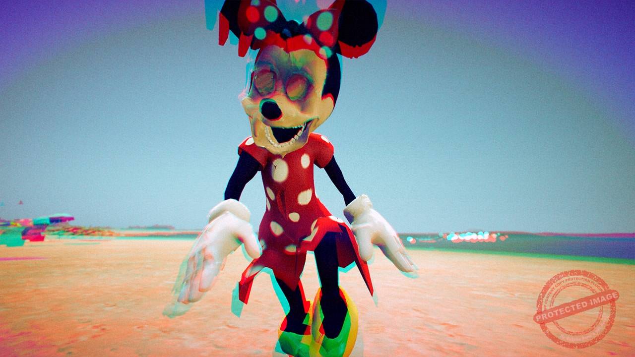 GTA 5 Mods Scary Minnie Mouse