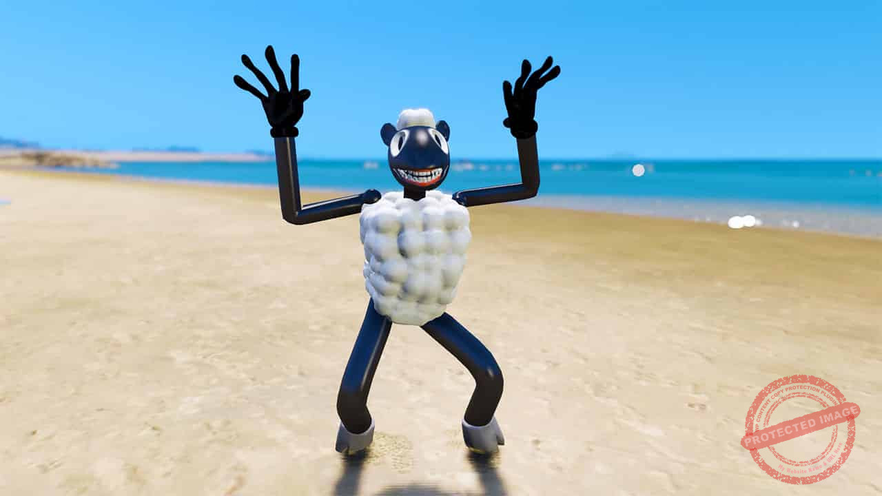 GTA 5 Mods Cartoon Sheep