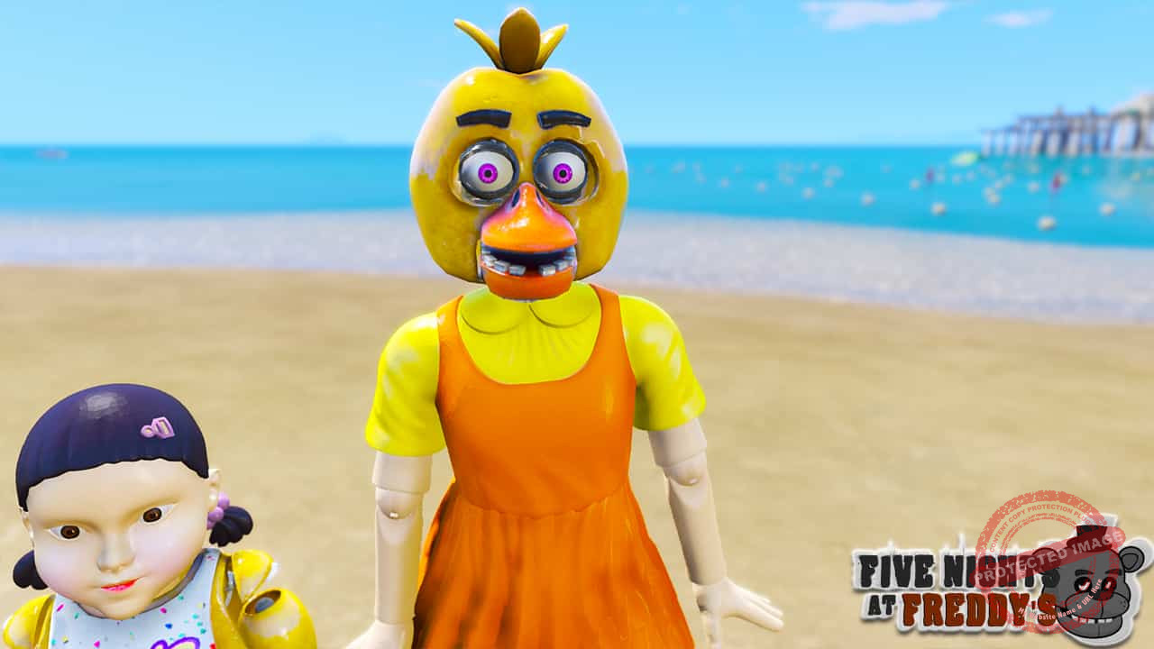 GTA 5 Mods FNAF Squid Game Doll Bundle