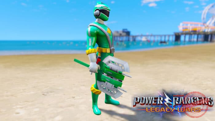 GTA 5 Mods Green RPM Power Rangers Legacy Wars - GTA 5 Mods Website