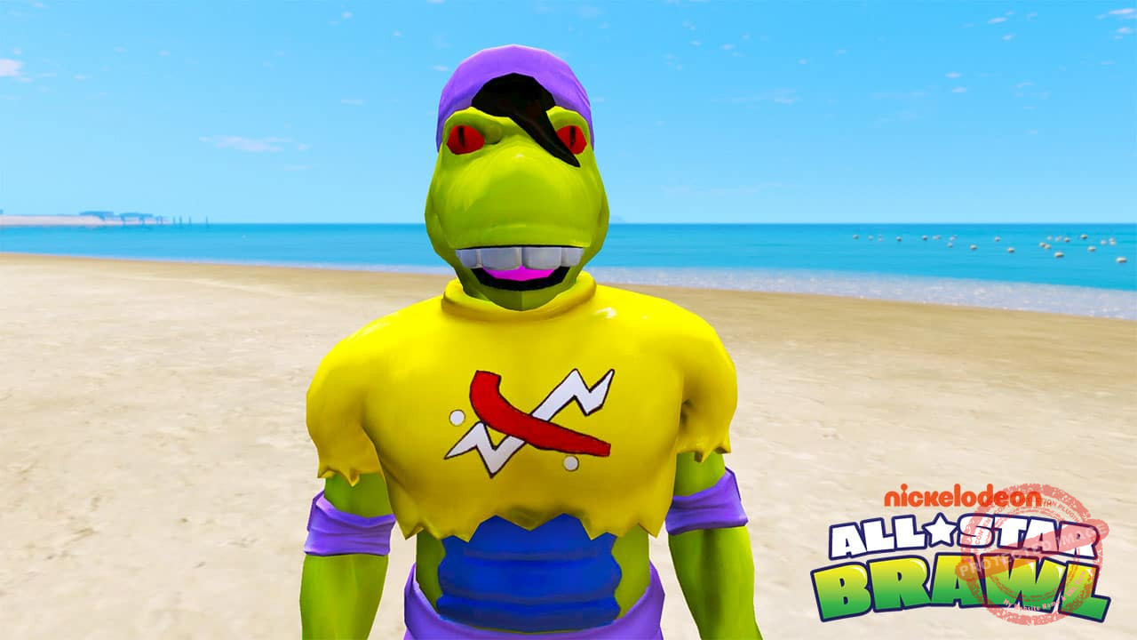 GTA 5 Mods Mondo Gecko Nickelodeon All Star Brawl