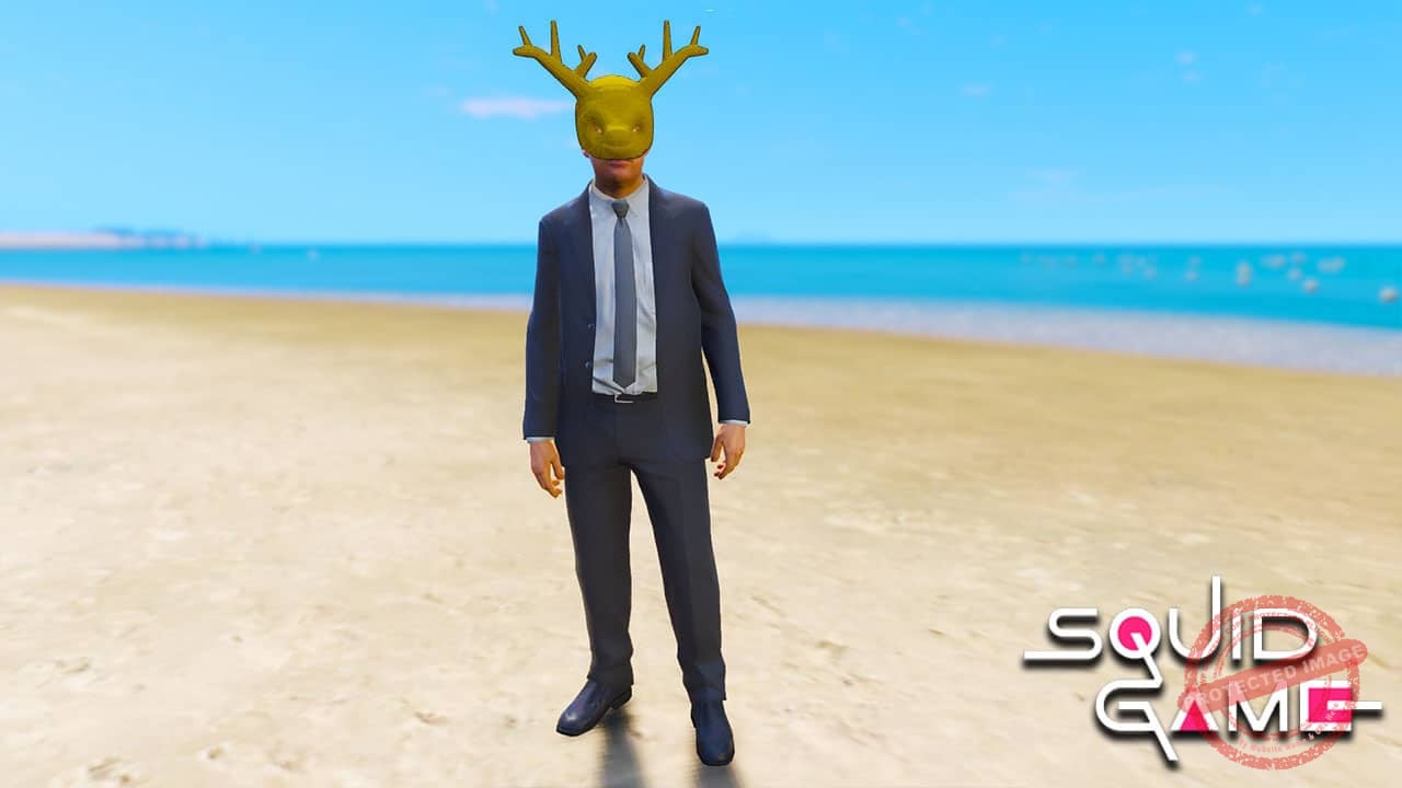 GTA 5 Mods Squid Game Vip DEER Mask