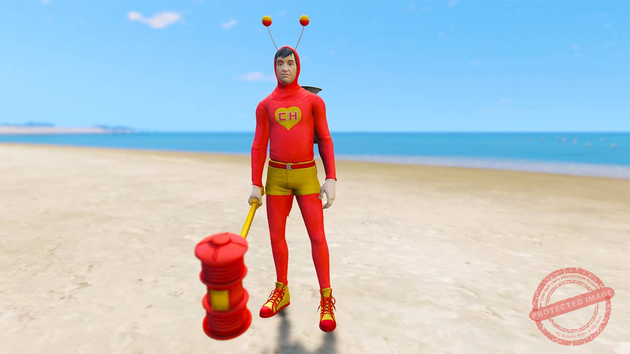 GTA 5 Mods El Chapulin Colorado