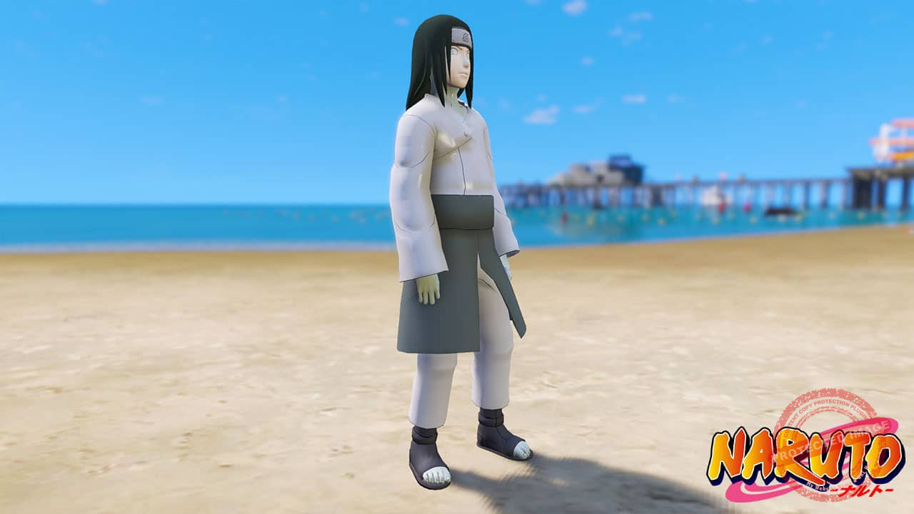 GTA 5 Mods Neji Hyuga Naruto