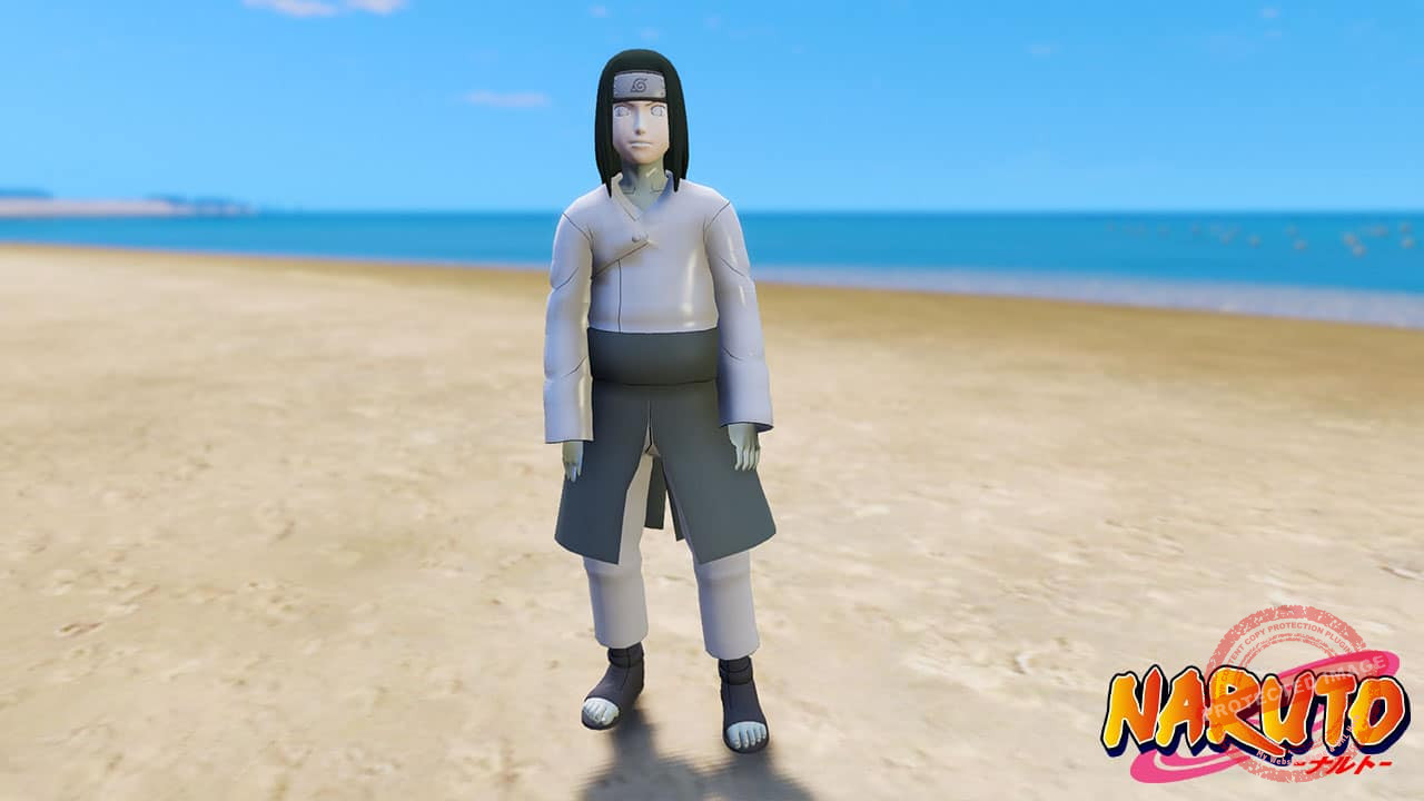 GTA 5 Mods Neji Hyuga Naruto