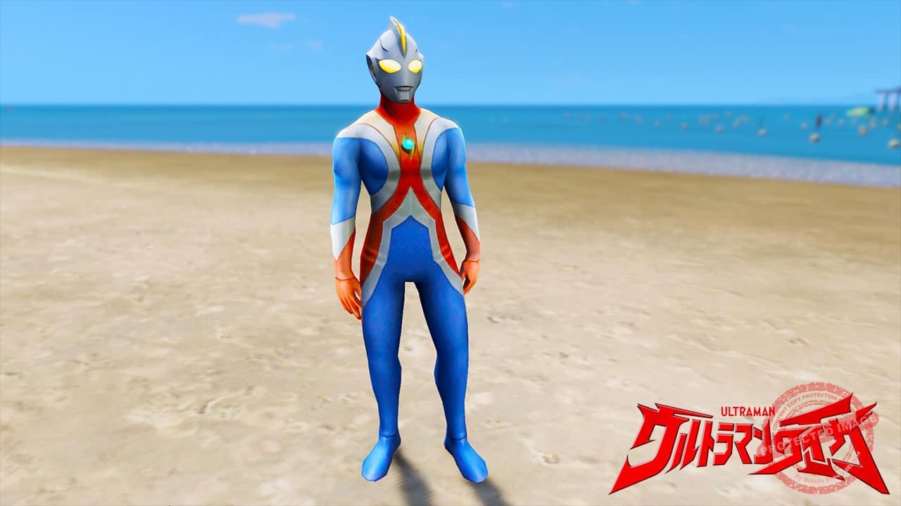 GTA 5 Mods Ultraman Cosmos V2
