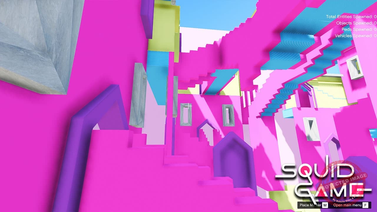 GTA 5 Mods Squid Game Stair Map