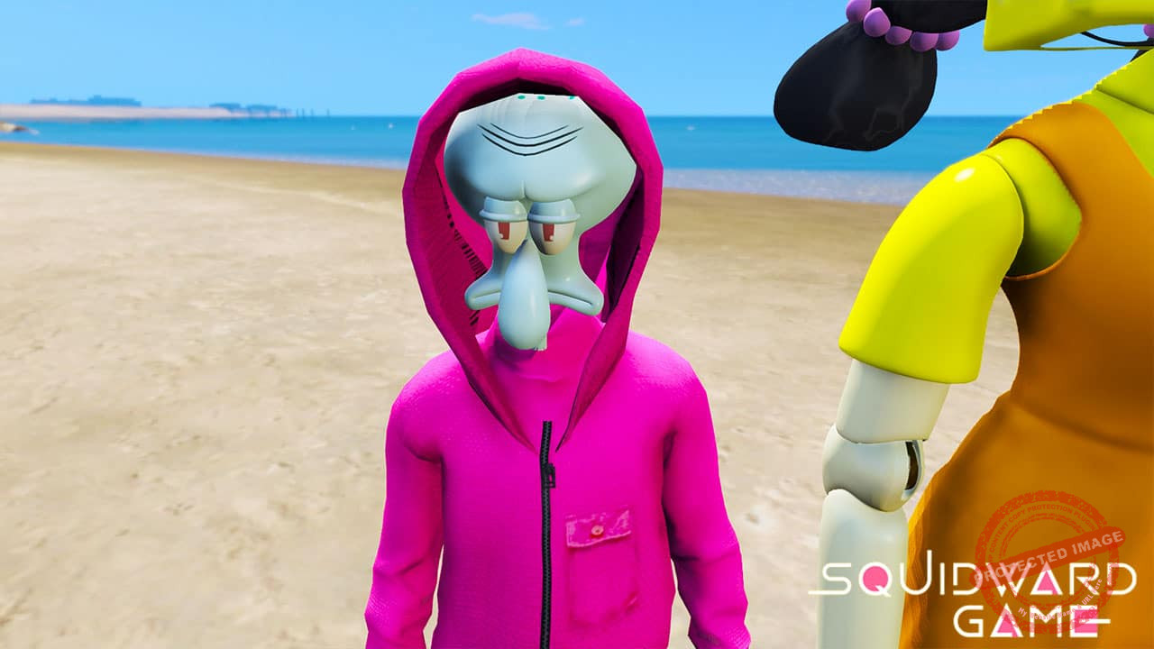 GTA 5 Mods Squidward Game