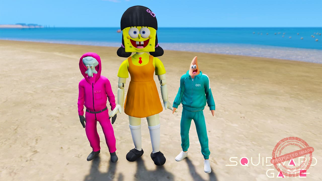 GTA 5 Mods Squidward Game