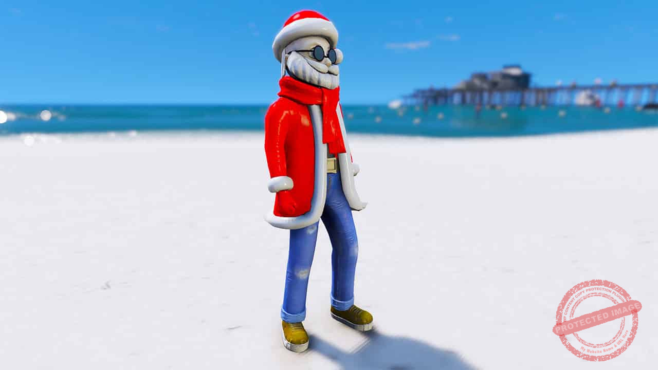 GTA 5 Mods Santa Claus Breakdance