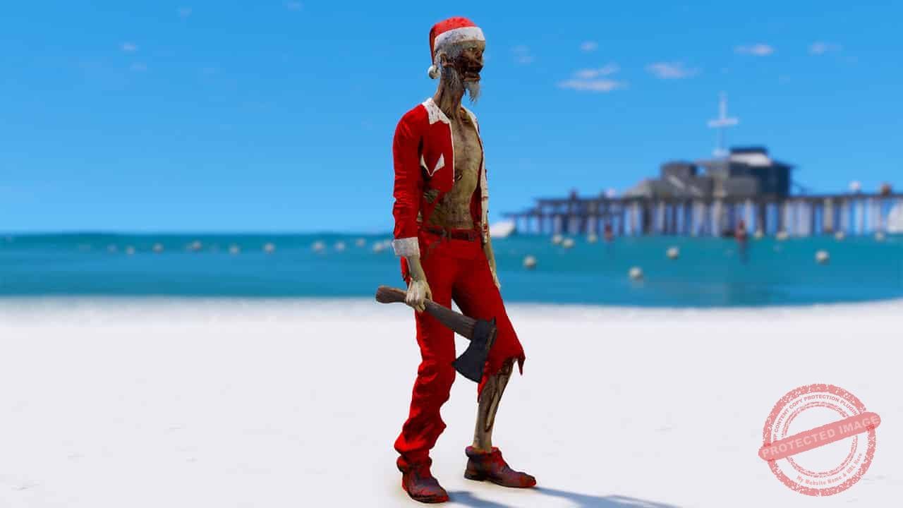 GTA 5 Mods Scary Santa Claus