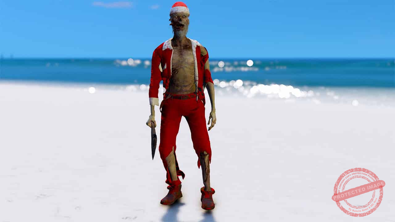 GTA 5 Mods Scary Santa Claus