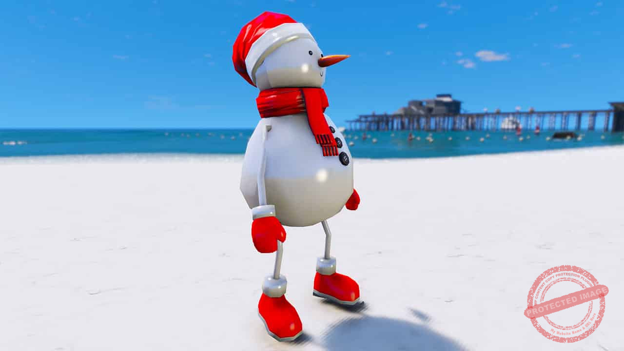 GTA 5 Mods Snowman V3