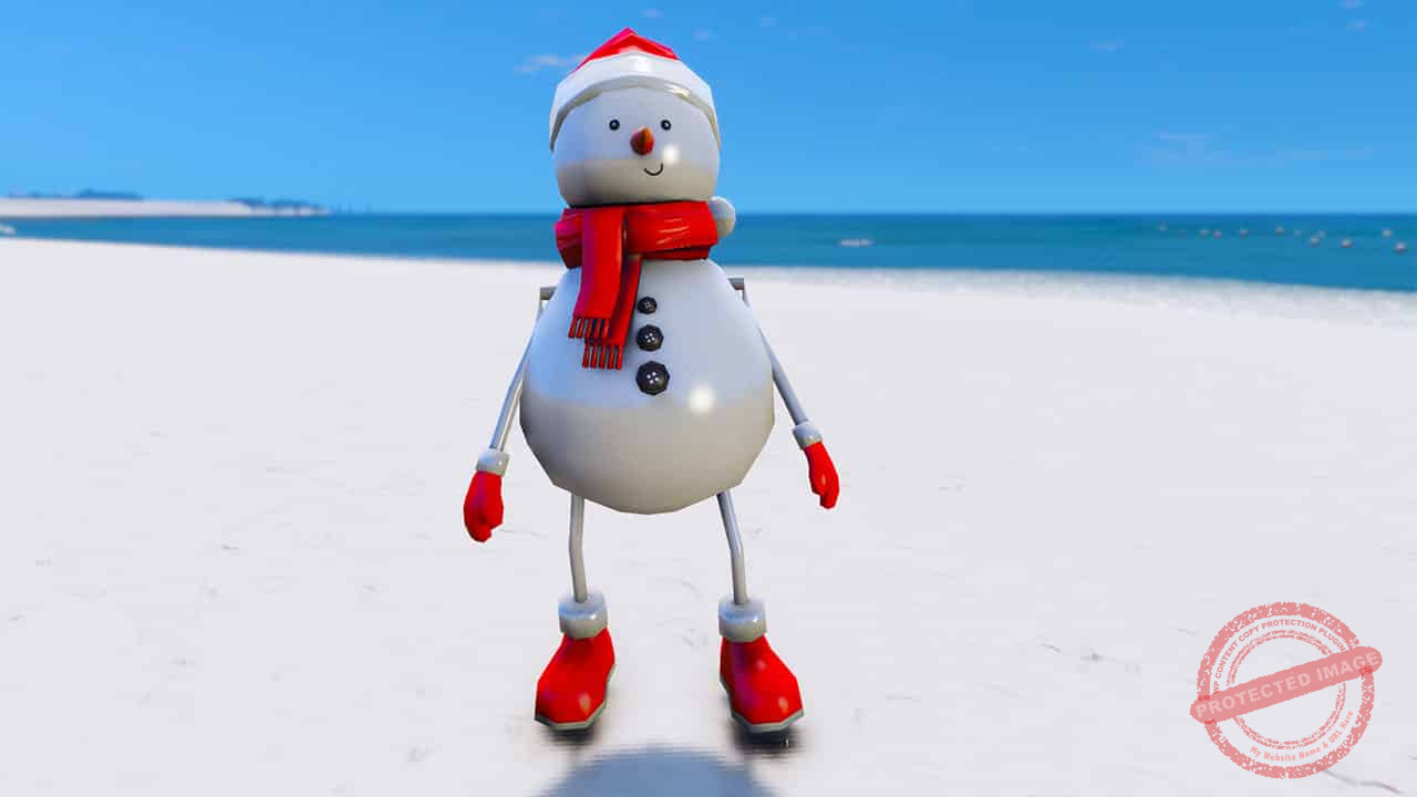 GTA 5 Mods Snowman V3