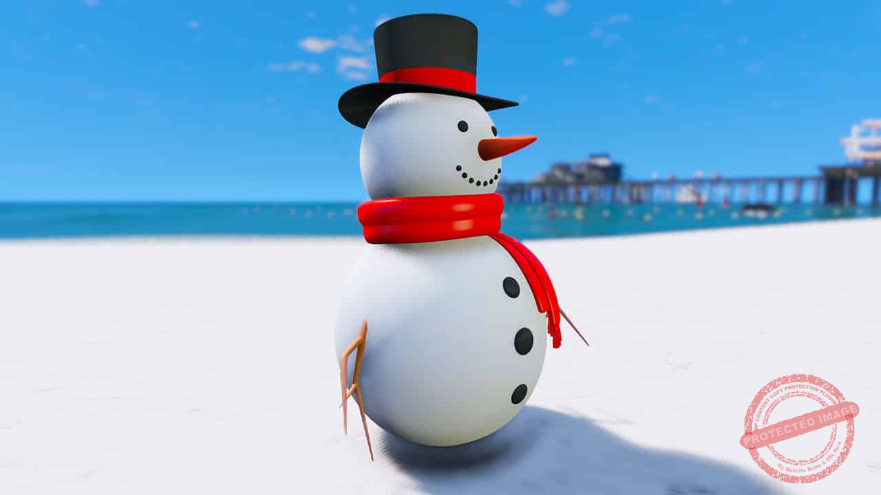 GTA 5 Mods Snowman V5
