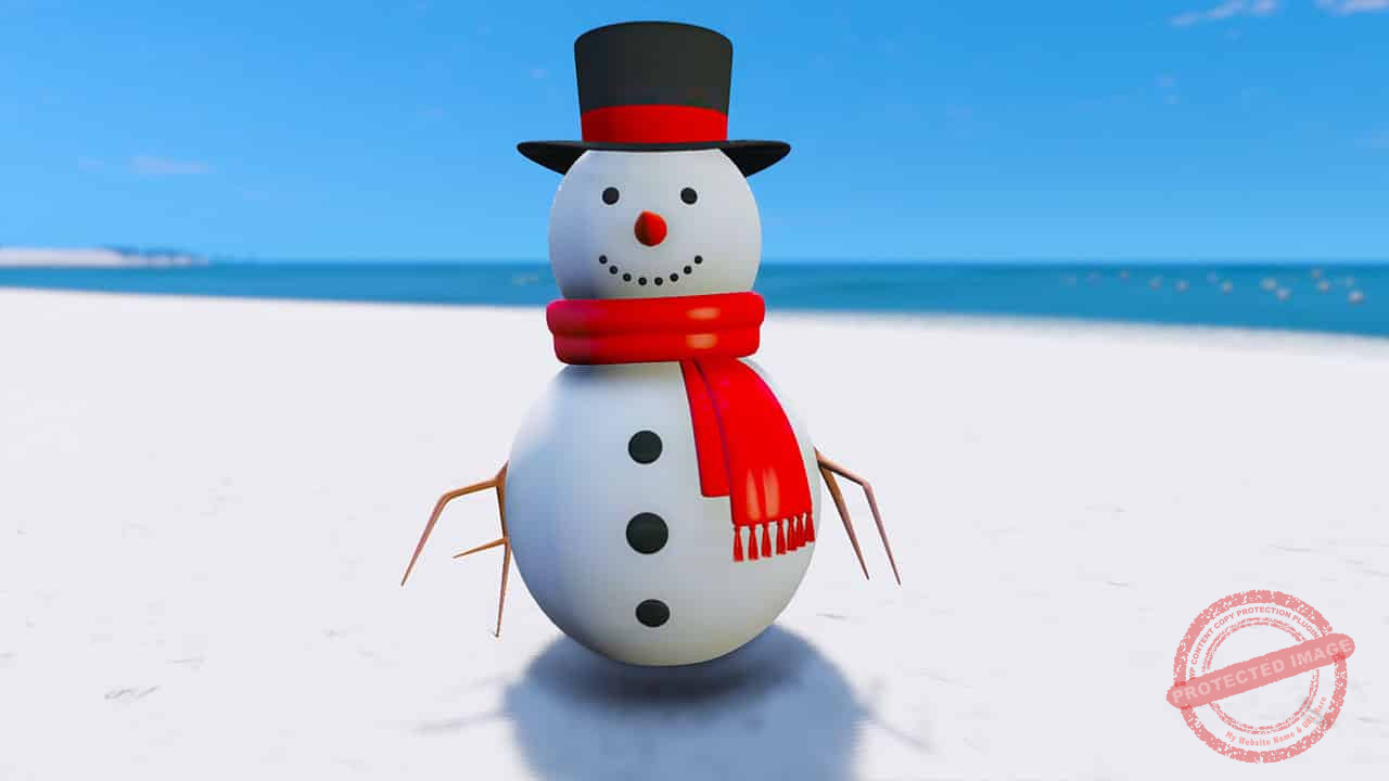 GTA 5 Mods Snowman V5