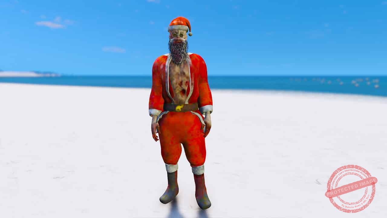 GTA 5 Mods Zombie Santa Claus V2